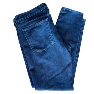 J. Crew Dark Wash Toothpick Ankle Jeans Size 31